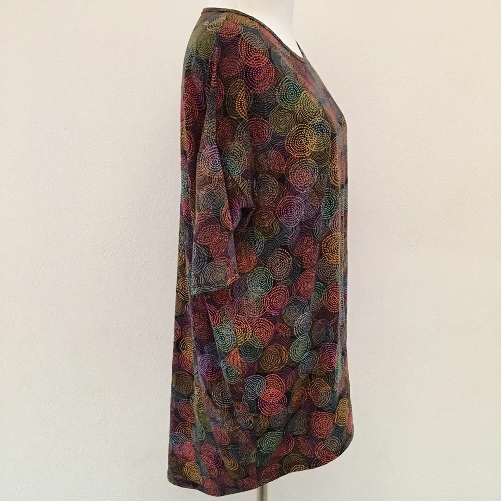 LulaRoe Psychedelic Irma Blouse size S - Picture 3 of 6
